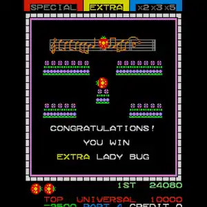 Arcade Archives 2 Lady Bug - Buchstaben sammeln