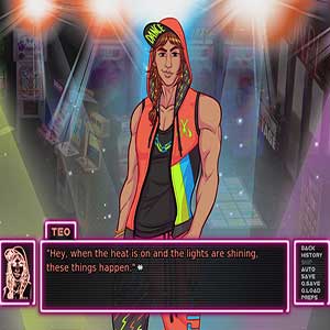 die Hitze ist an und die Lichter leuchten