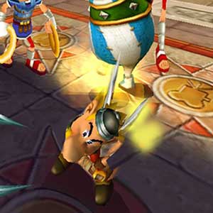 den römischen Legionären gegenüber