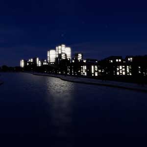 Gebäude weitläufige Städte