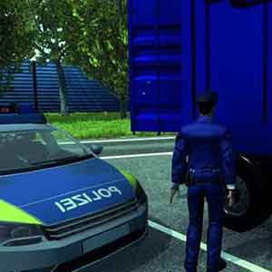 Autobahn-Police Simulator 2015 - Überprüfung auf der blauen Container