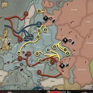 Axis & Allies 1942 Online - Combat Move Phase