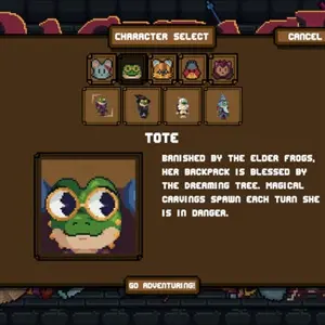 Backpack Dungeon - Charakterauswahl