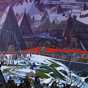 Hand gezeichnete Kampfsequenzen