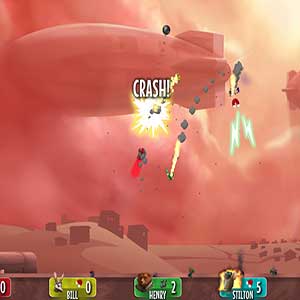 intensive Kämpfe gegen andere Piloten