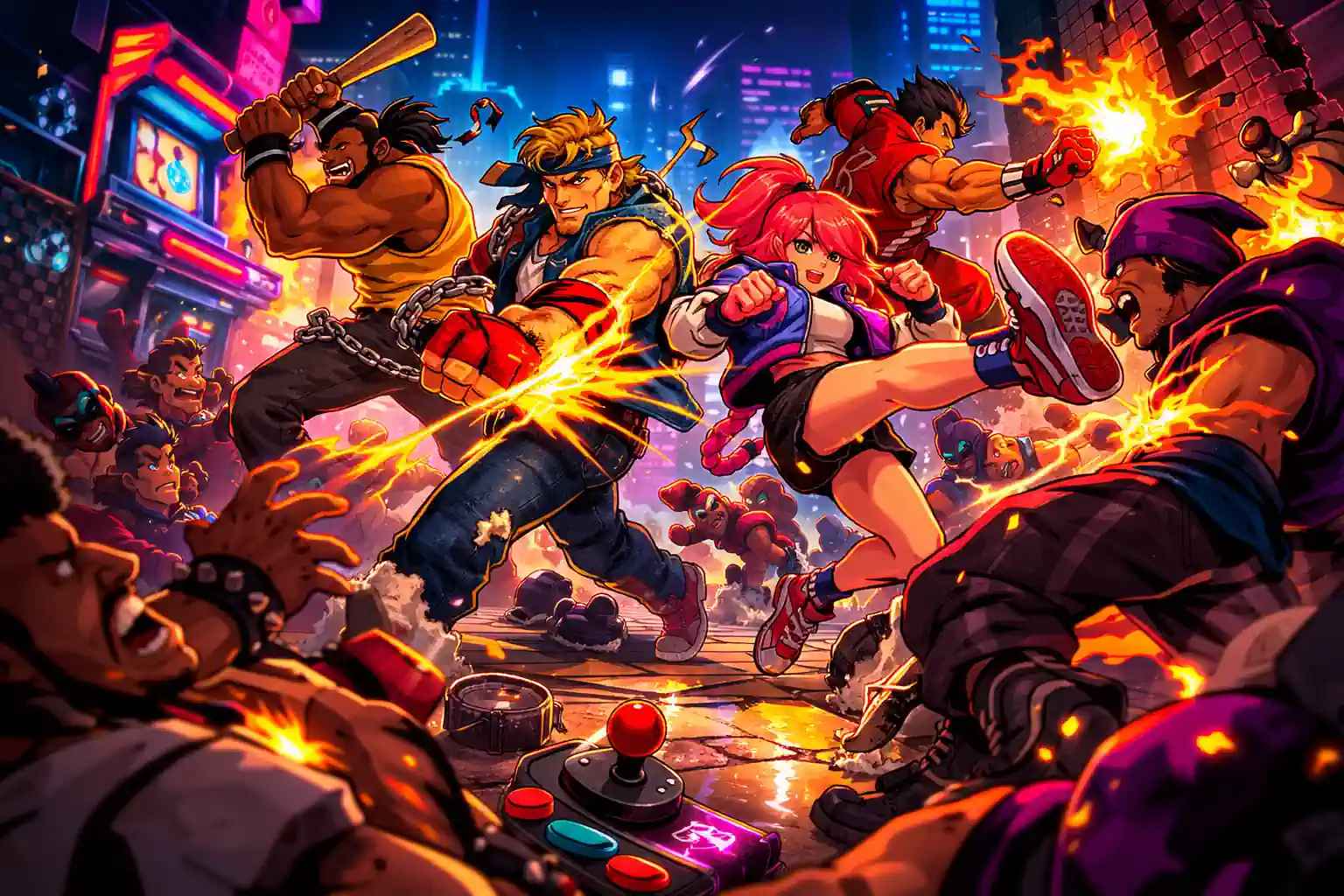 Die besten Retro Beat ’em Up Spiele im Koop