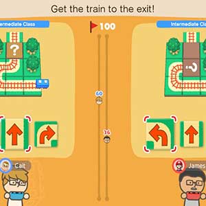 Big Brain Academy Brain vs. Brain Zug-Minispiel