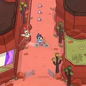 Bluey’s Quest for the Gold Pen - Fahrrad-Etappe