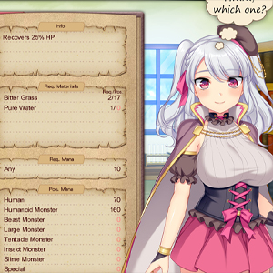 Brave Alchemist Rezeptliste