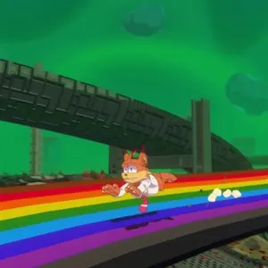 Bubsy 4D - Regenbogenstraße