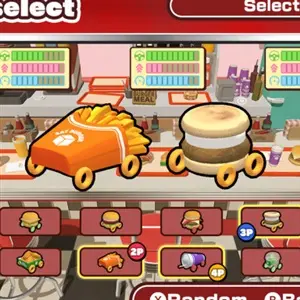 BURGER RACE - Fahrzeugauswahl