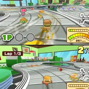 BURGER RACE - 4-Spieler-Rennen