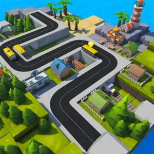 Busway Islands Puzzle - Bus