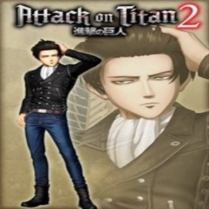 Attack on Titan 2 Additional Levi Costume Leather Jacket Outfit Xbox One
