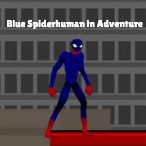 Blue Spiderhuman in Adventure Pc