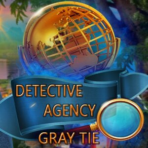 Detective Agency Gray Tie