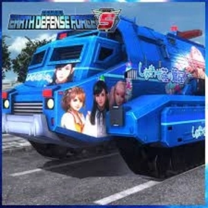 EARTH DEFENSE FORCE 5 Caliban Armored Vehicle Happy Manager Logo