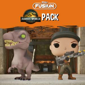 Funko Fusion Jurassic World Rebirth Pack 1 Zora Bennett and Spinosaurus Switch