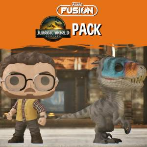Funko Fusion Jurassic World Rebirth Pack 2 Dr Henry Loomis and Raptor Switch
