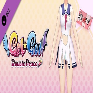 Gal*Gun Double Peace Ripped Uniform Costume Set Pc