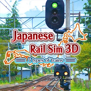 Japanese Rail Sim 3D 5 types of trains Pc
