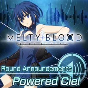 MELTY BLOOD TYPE LUMINA Powered Ciel Round Announcements Pc