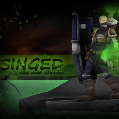 Riot Squad Singed League Of Legends Skin
 Pc