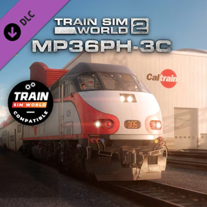Train Sim World 4 Compatible Caltrain MP36PH-3C Baby Bullet