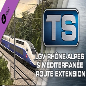 Train Simulator LGV Rhone Alpes and Mediterranee Route Extension Add On Pc
