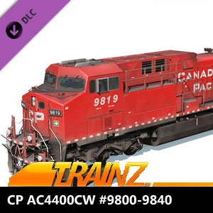 Trainz 2019 DLC CP AC4400CW #9800-9840 Pc