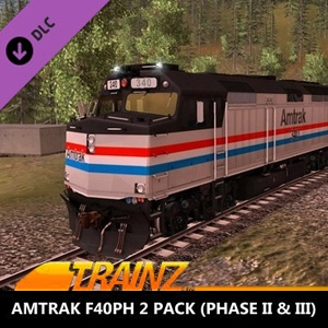 Trainz 2022 Amtrak F40PH 2 Pack Pc