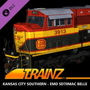 Trainz 2022 Kansas City Southern-EMD SD70MAC BELLE Pc