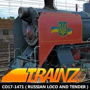 Trainz A New Era CO17-1471 Russian Loco and Tender Pc