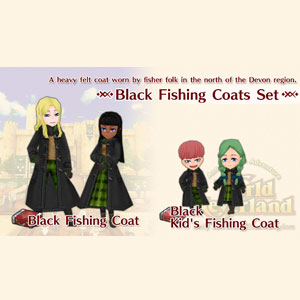 Kaufe WorldNeverland Elnea Kingdom Black Fishing Coats Set Nintendo Switch Preisvergleich