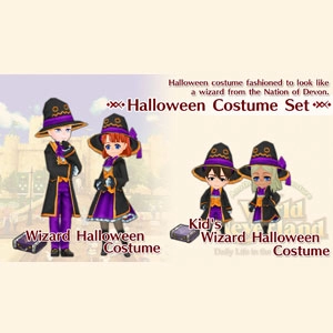 WorldNeverland Elnea Kingdom Halloween Costume Set