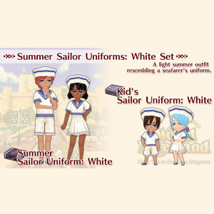 Kaufe WorldNeverland Elnea Kingdom Summer Sailor Uniforms White Set Nintendo Switch Preisvergleich