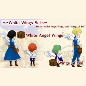 WorldNeverland Elnea Kingdom White Wings Set