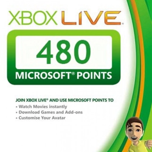 Xbox Live 480 Punkte EU