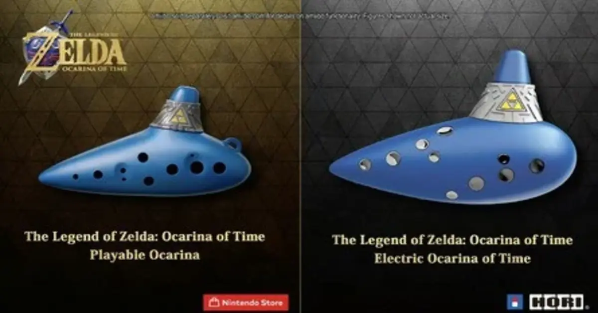 Nintendo bringt eine echte Zelda-Okarina heraus