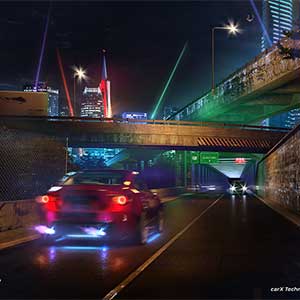 CarX Street - Fahrt auf der Autobahn