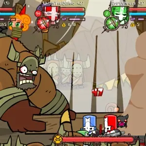 Castle Crashers - Barbaren-Boss
