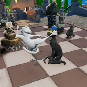 Cat Chess - Fliegender Tritt