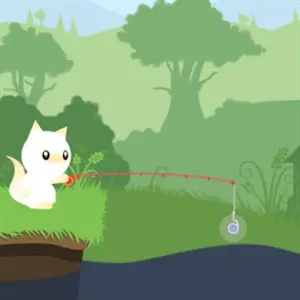 Cat Goes Fishing - Katze