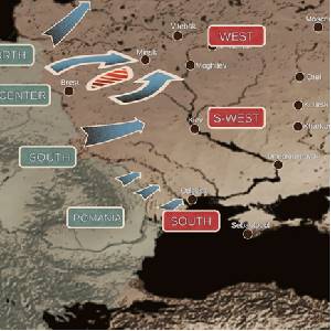 Cauldrons Of War Barbarosa - Karte