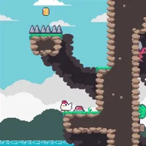 Chicken Climber - Roter Knopf