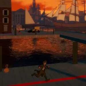 Laufendes Dach der Häuser