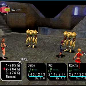 Chrono Cross the Radical Dreamers Rundenbasierter Kampf