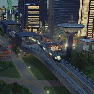 Cities Skylines Content Creator Pack Train Stations Erhöhte Inselplattform