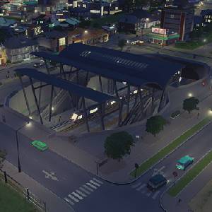Cities Skylines Content Creator Pack Train Stations Versunkener Umgehungsbahnhof