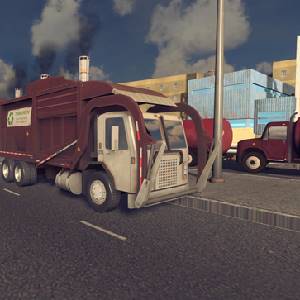 Cities Skylines Content Creator Pack Vehicles of the World Großer Müllwagen